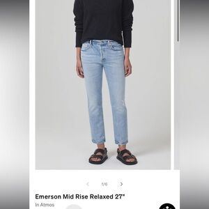 UC- Citizens of humanity-Emerson Mid Rise Relaxed